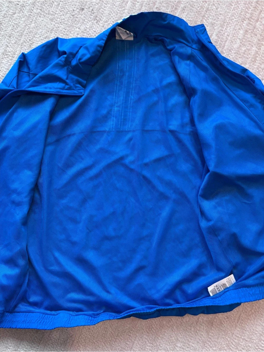 adidas Bright Blue Full-Zip Track Jacket